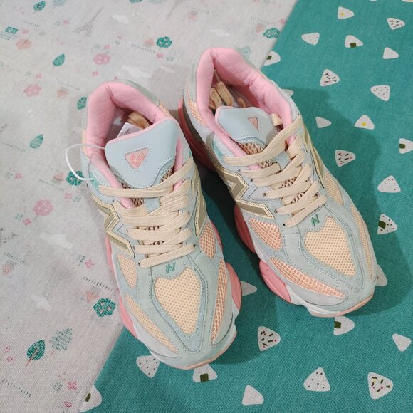 New Balance X Joe Fresh Goods 9060 Pink Low-Top Sneakers - Picture 2 of 5